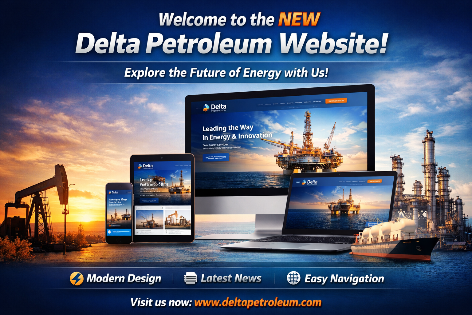 Delta Petroleum Launches New Website to Transform Customer Experience